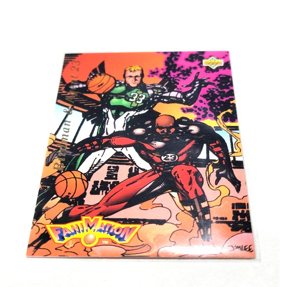 Larry Bird / Michael Jordan FAN 1992 Upper Deck #510 Celtics / Bulls - Picture 1 of 2